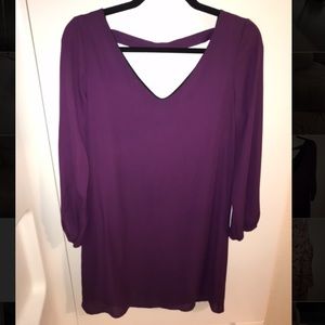 Small Purple Shift Dress